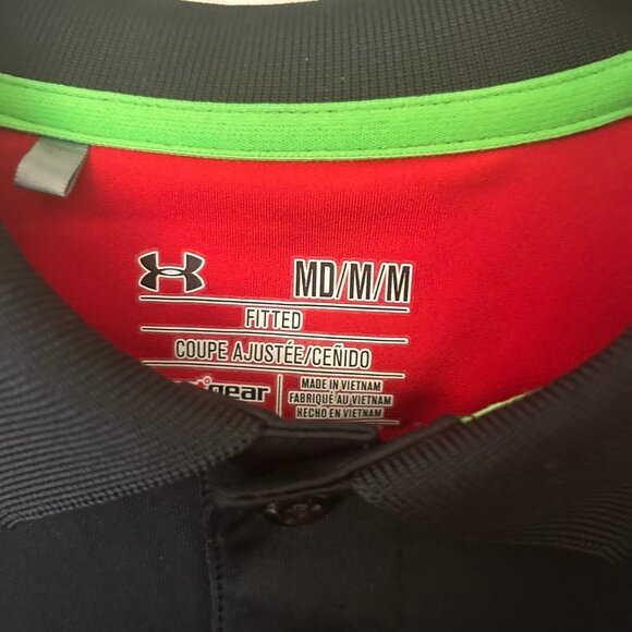 Under Armour Southampton FC Polo - Black - Size Medium - Picture 3 of 4